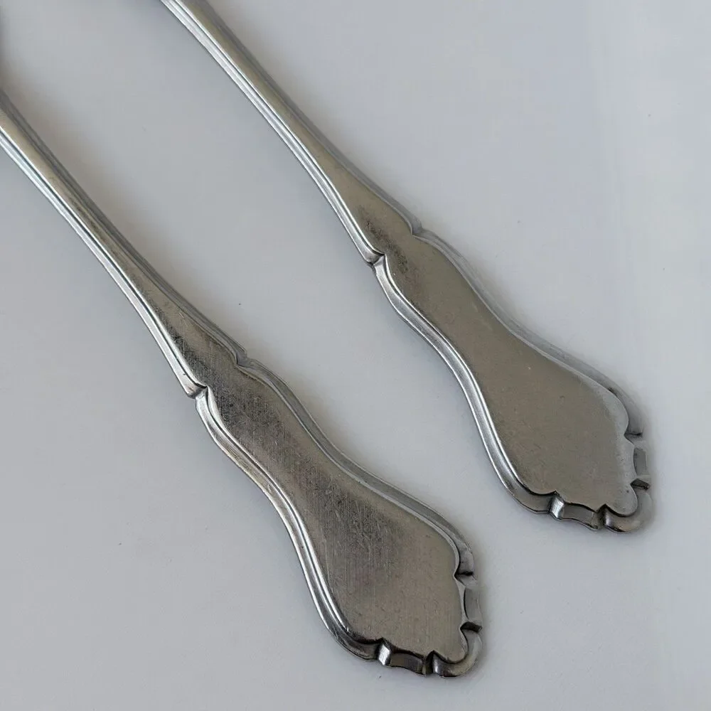 2pc Stanley Roberts Glendale Dinner Forks 7 1/2”Stainless Rogers Burnished Korea